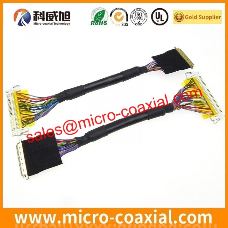 Custom LVDS cable assemblies manufacturer I-PEX 2766-0201 LVDS cable I-PEX 3398-0401-1 LVDS cable thin coaxial LVDS cable