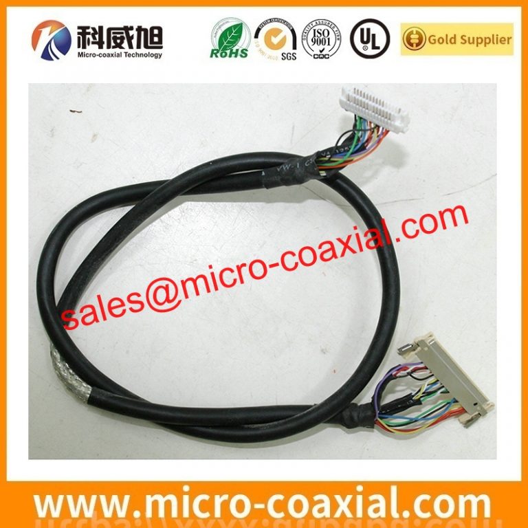 Custom LVDS cable assemblies manufacturer DF56-50P-SHL LVDS cable I-PEX 1978-0101S LVDS cable micro-miniature coaxial LVDS cable