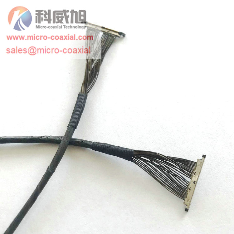 custom DF80J-50S-0.5V micro coax cable HIROSE FX16S-41S-0.5SH MCX cable DF81-50S-0.4H cable Factory FX15-3032PCFA microtwinax cable