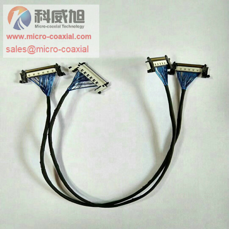 customized FX15-3032PCFB micro flex coaxial cable cable HRS FX15S-51P-0.5FC fine wire cable FX15SC-51S-0.5SH cable Supplier DF80-30S microtwinax cable