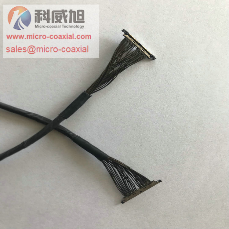 custom DF81D-30P Micro coax cable HRS DF56-30P-0.3SD fine micro coax cable DF36A-25P-SHL cable Vendor DF81-30S-0.4H Custom Micro-Coaxial Assemblies suit ultrasound applications cable