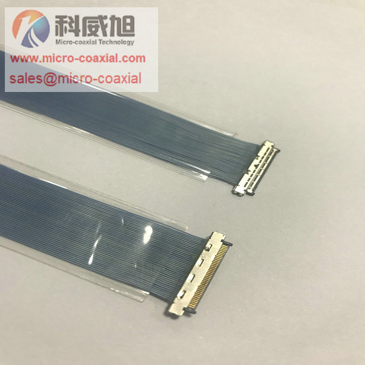 customized FX16F-31P-HC Micro-Coaxial Cable cable HIROSE FX15S-31P-C micro coaxial cable FX15M-21S cable manufacturer MDF76-30P-1C micro flex coaxial cable