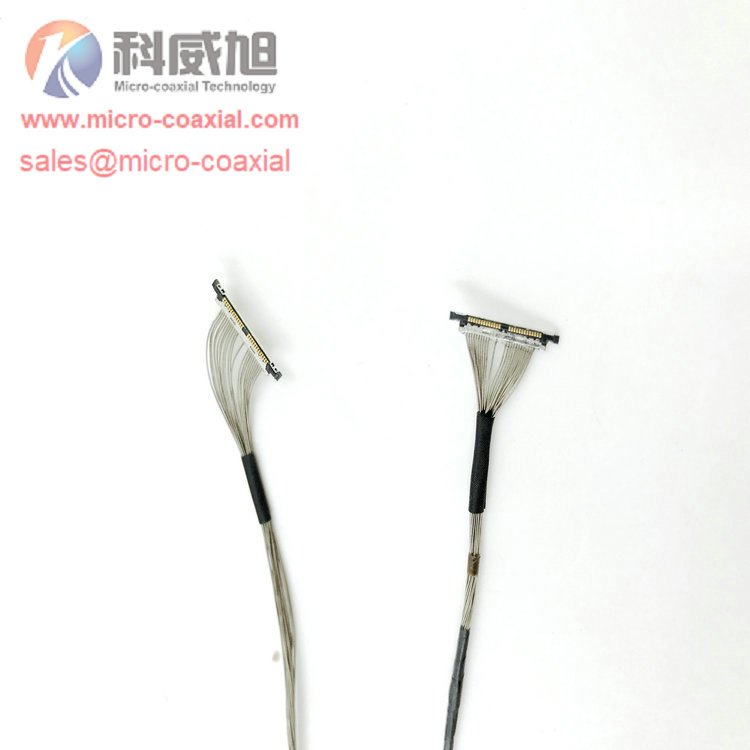 custom FX15-3032PCFB board-to-fine coaxial cable HRS DF80-50S-0.5V Micro-Coax cable DF36A-50P-SHL cable Provider DF80D-50P-0.5SD fine wire cable