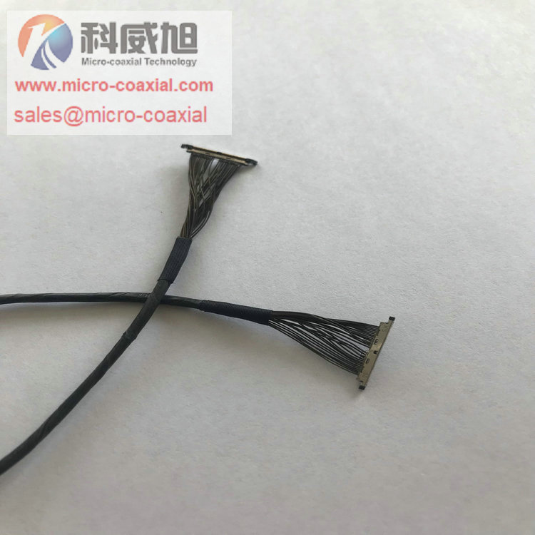 custom DF81-50S Micro-Coax cable HIROSE DF81D-50P MCX cable DF80-40P-SHL cable vendor DF81D-50P-0.4SD MCX cable