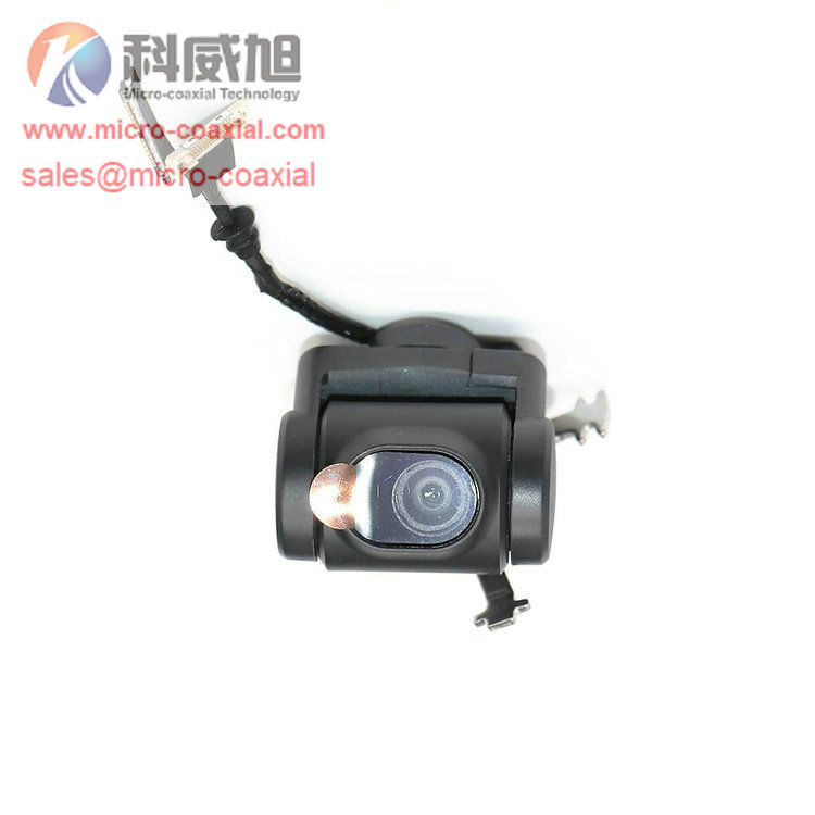Custom DF80-50P fine pitch harness cable HRS FX16-21P-GNDL Micro-Coaxial Connectors cable DF36-40P cable provider DF81-50P-LCH fine pitch connector cable
