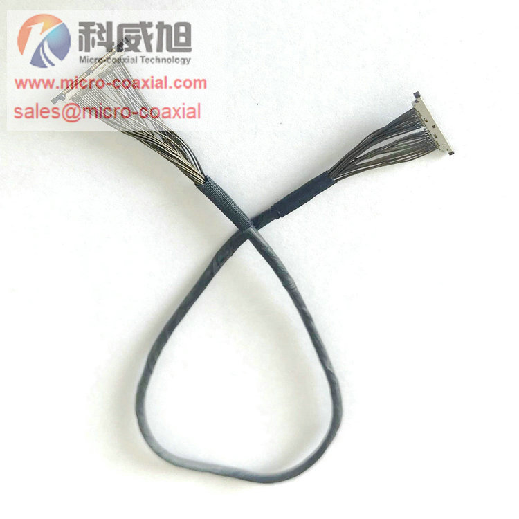 Professional DF36-45P-0.4SD Micro coaxial cable assemblies cable hrs DF80-40S Micro coax cable DF36-45P-0.4SD cable vendor DF36-40P fine wire cable