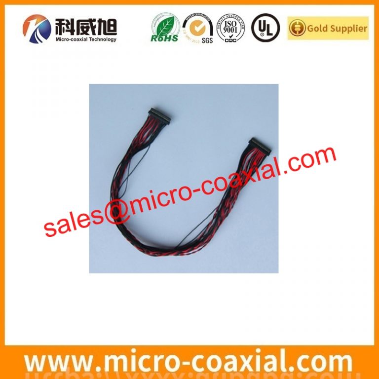 Custom LVDS cable assembly manufacturer SSL01-10L3-1000 LVDS cable I-PEX 20680-050T-02 LVDS cable Fine Micro Coax LVDS cable